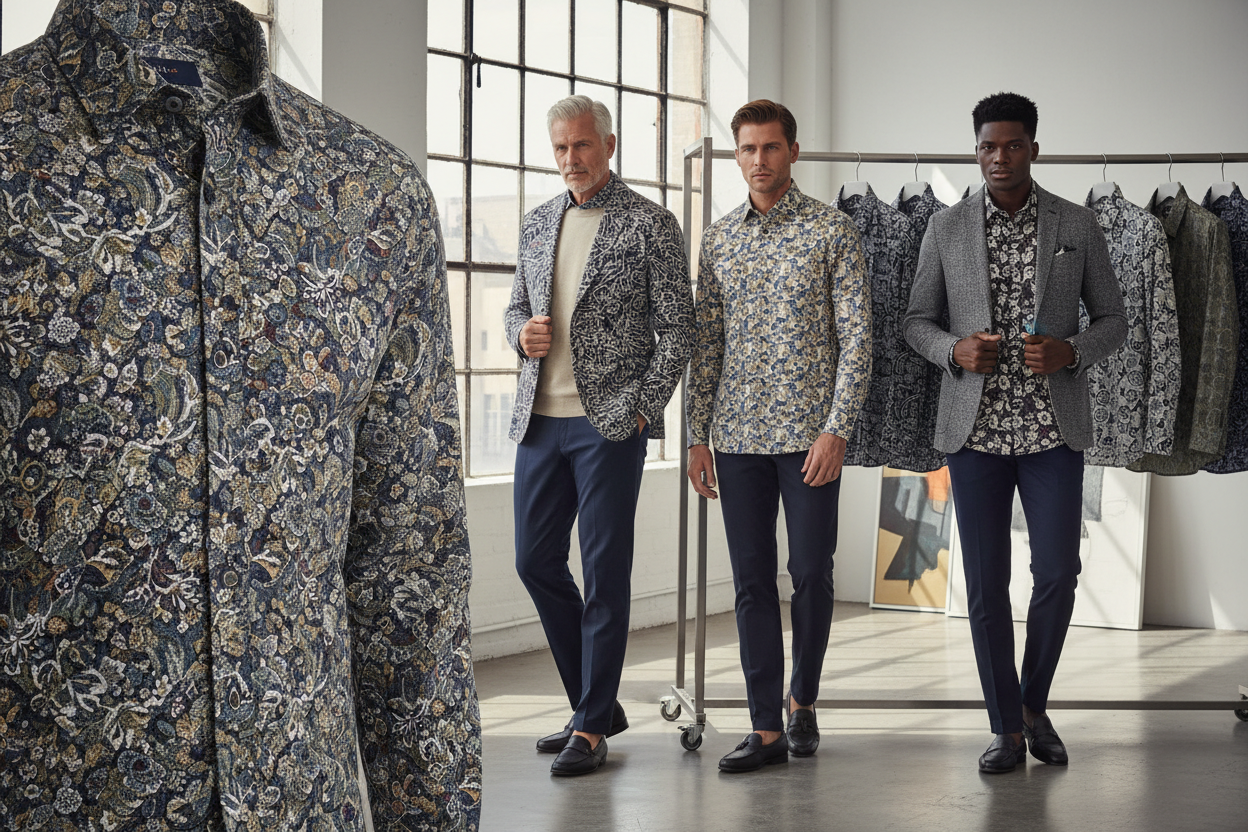 Elevate Your Style with Premium Printed Dress Shirts