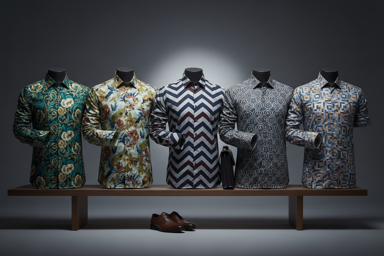 Printed Dress Shirts for Men: Style Guide for Professional Patterns