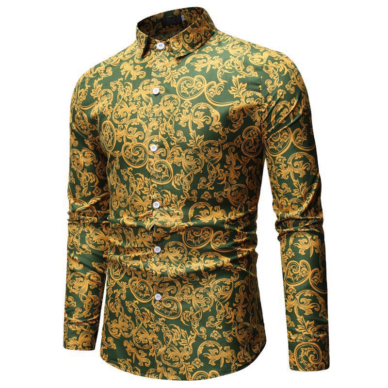 Men's Casual Shirt - Relaxed Fit Long Sleeve Plus Size