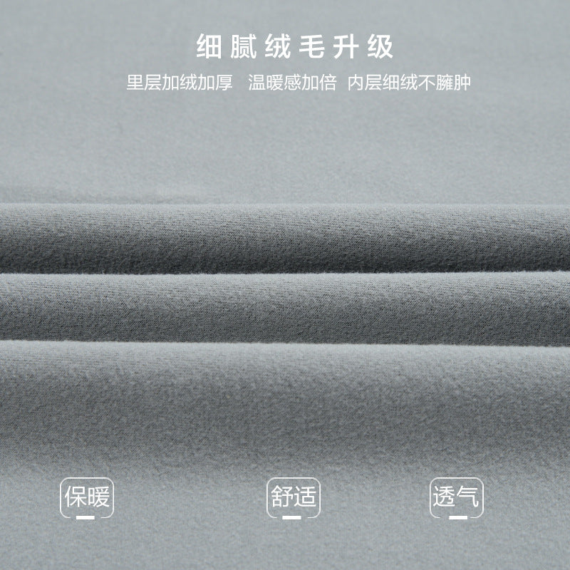 Men's Fleece Lined Long Sleeve Shirt - Warm Winter Button Down